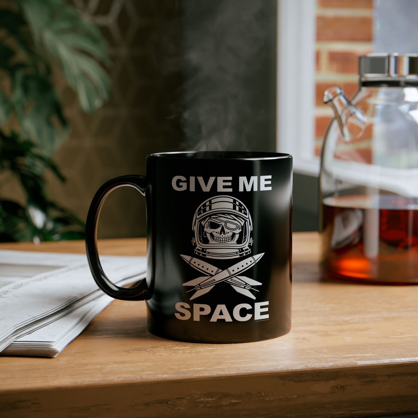 GIVE ME SPACE 11oz Black Mug