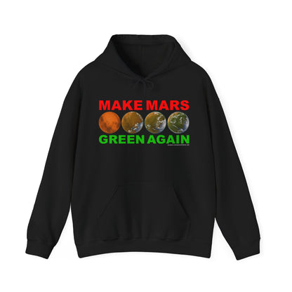 🔴 MAKE MARS GREEN AGAIN Unisex Heavy Blend™ Hoodie Sweatshirt
