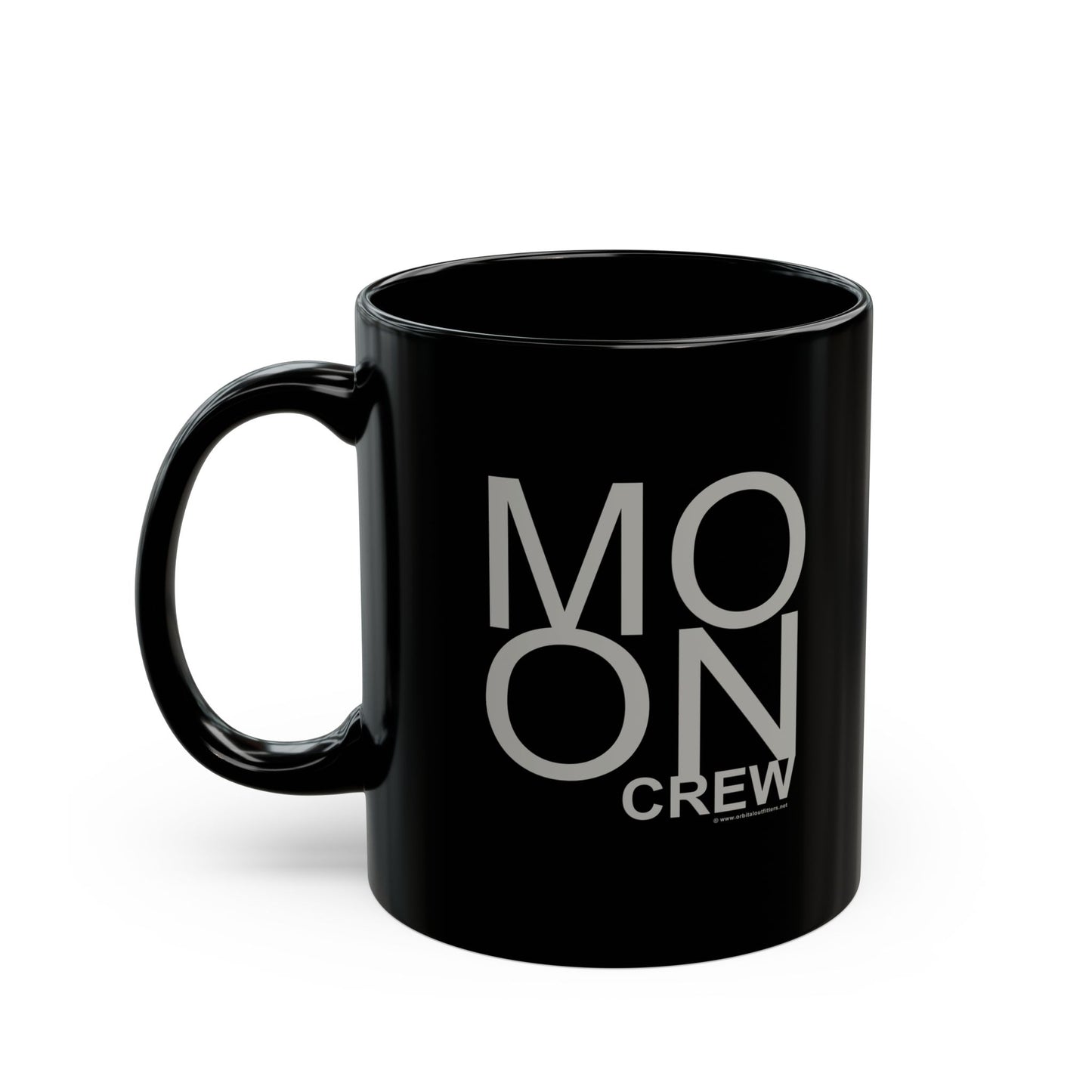 🌘 MOON CREW 11oz Black Mug