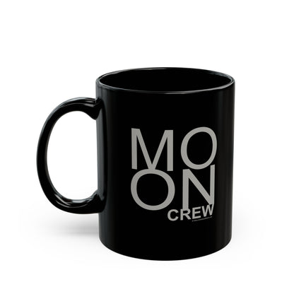 🌘 MOON CREW 11oz Black Mug