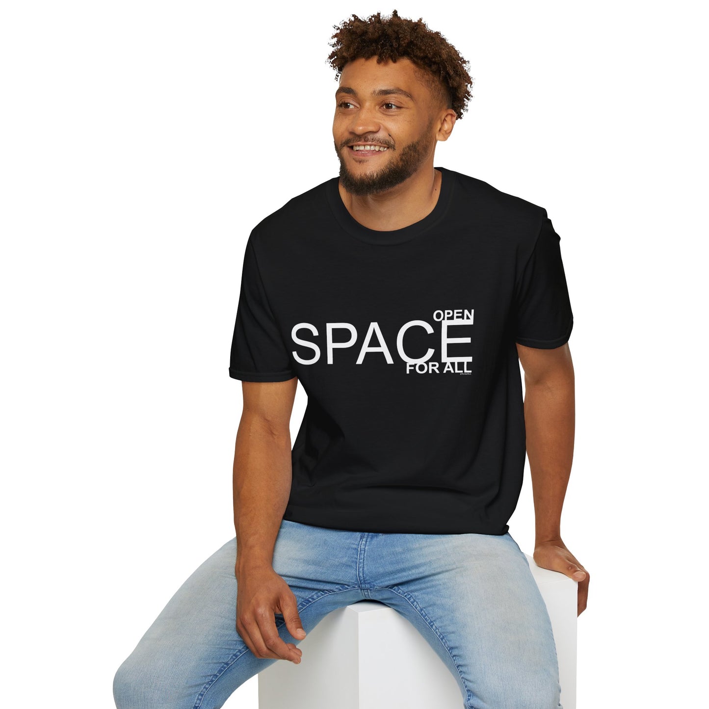 🧑‍🚀 OPEN SPACE FOR ALL Unisex Softstyle T-Shirt
