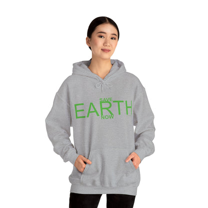 Save EARTH Now Unisex Heavy Blend™ Hoodie Sweatshirt