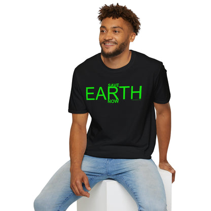 SAVE EARTH NOW Unisex Softstyle T-Shirt