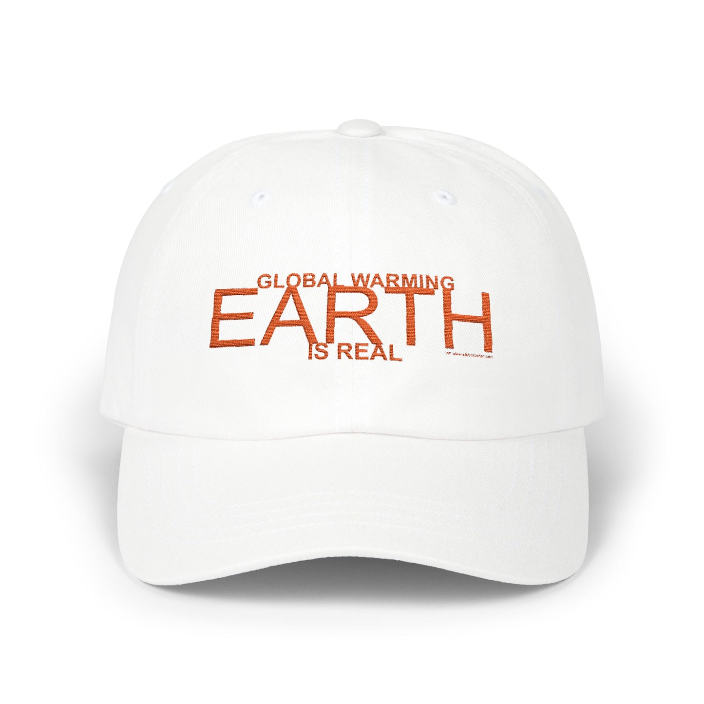 EARTH - GLOBAL WARMING IS REAL Adjustable Cap