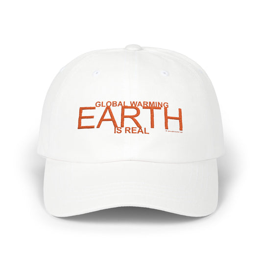 EARTH - GLOBAL WARMING IS REAL Adjustable Cap