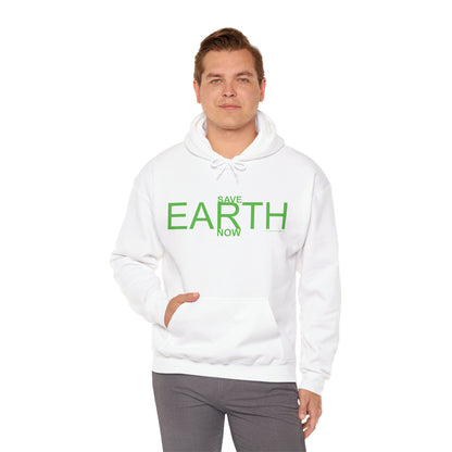 Save EARTH Now Unisex Heavy Blend™ Hoodie Sweatshirt