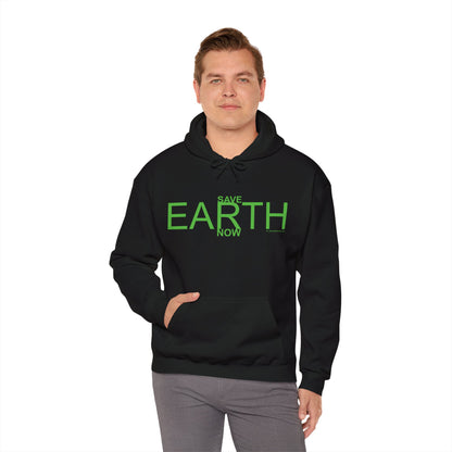 Save EARTH Now Unisex Heavy Blend™ Hoodie Sweatshirt