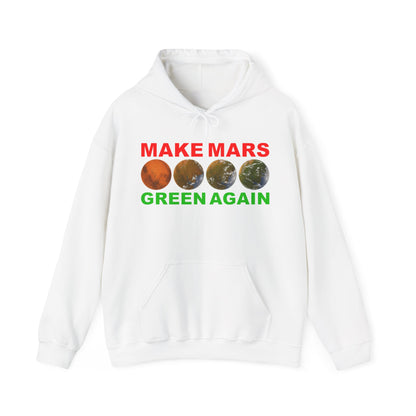 🔴 MAKE MARS GREEN AGAIN Unisex Heavy Blend™ Hoodie Sweatshirt