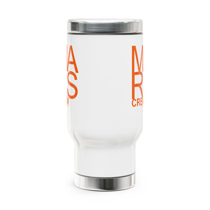 🔴 MARS CREW Thermal Travel Mug with Handle, 14oz