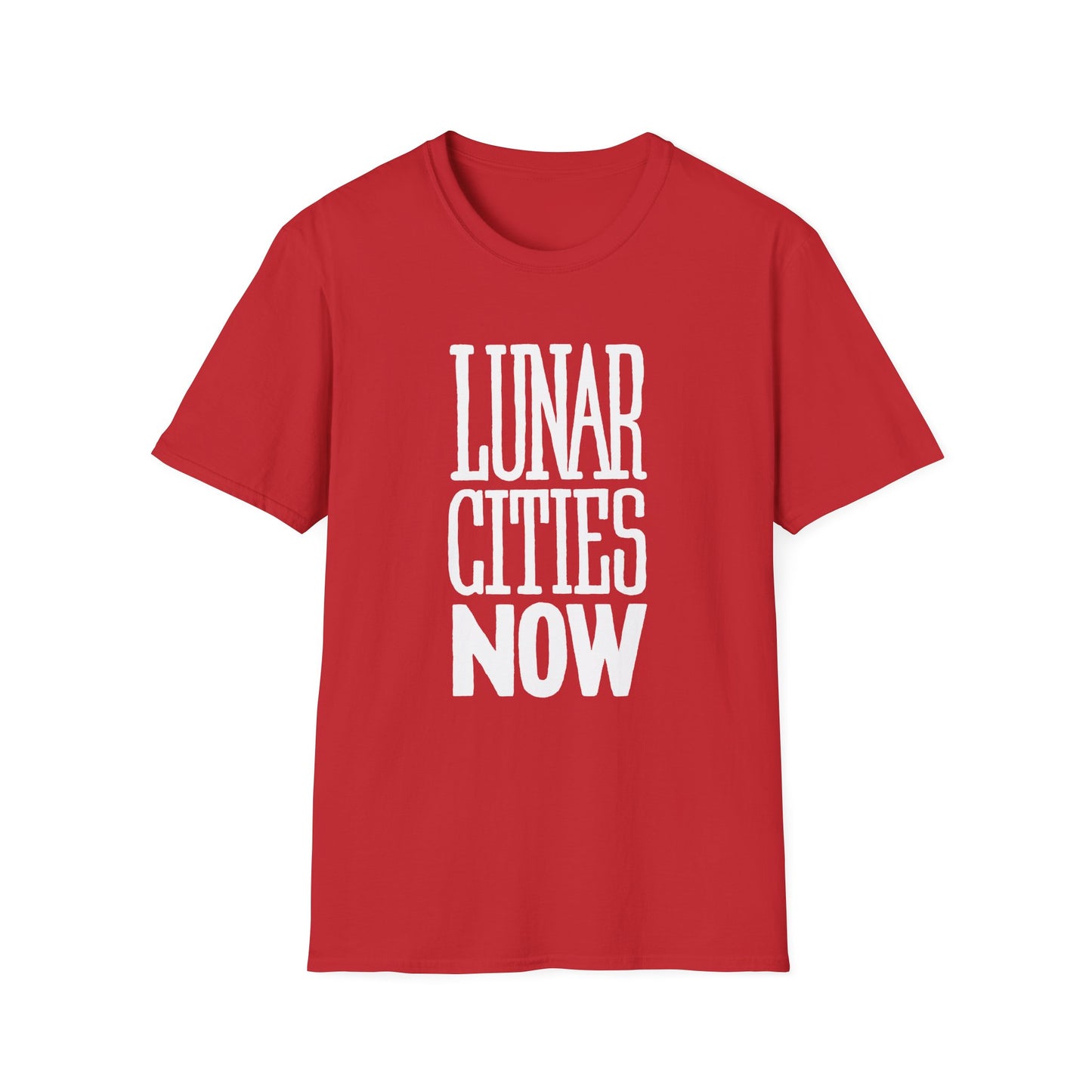 LUNAR CITIES NOW Unisex Softstyle T-Shirt