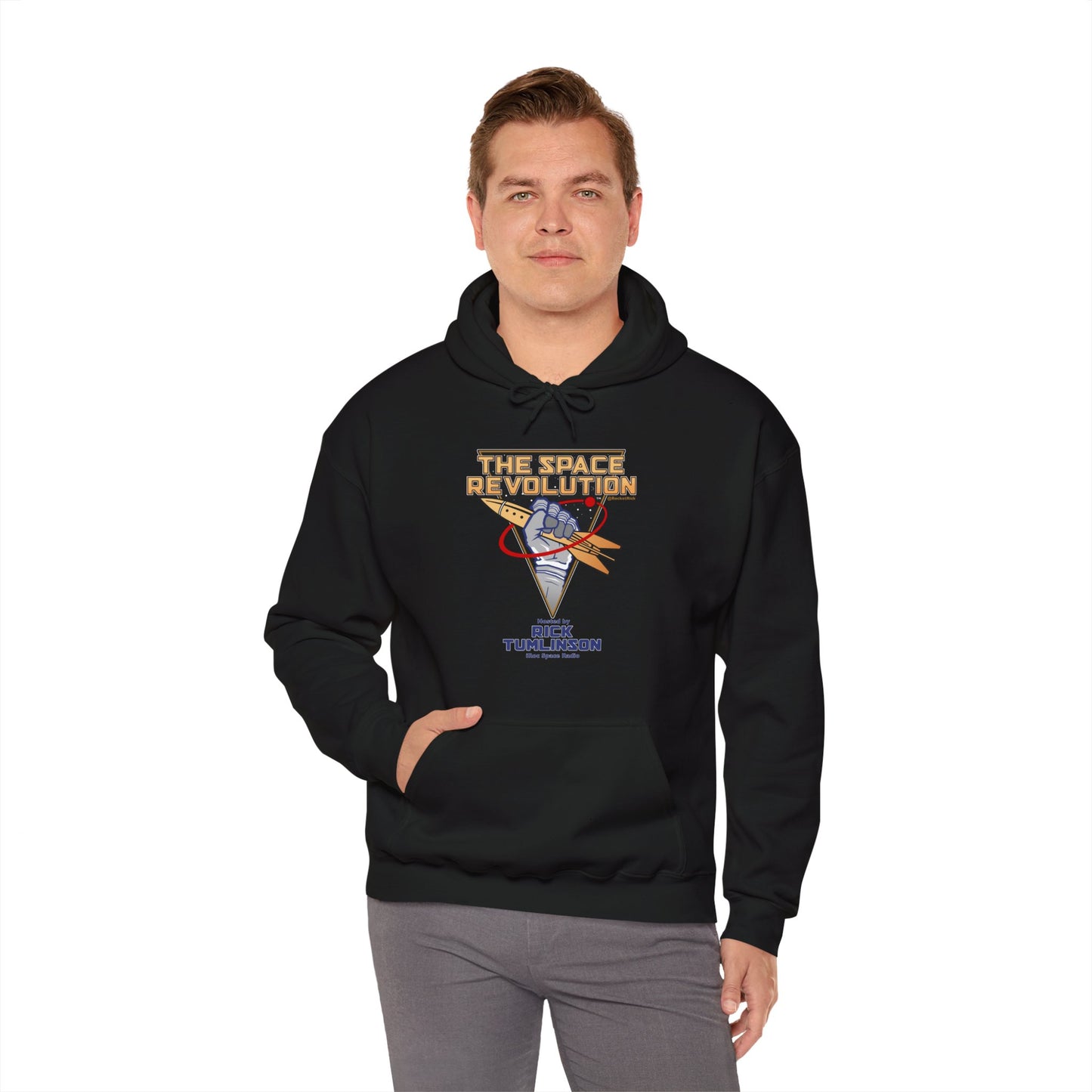 The Space Revolution Unisex Heavy Blend™ Hoodie Sweatshirt