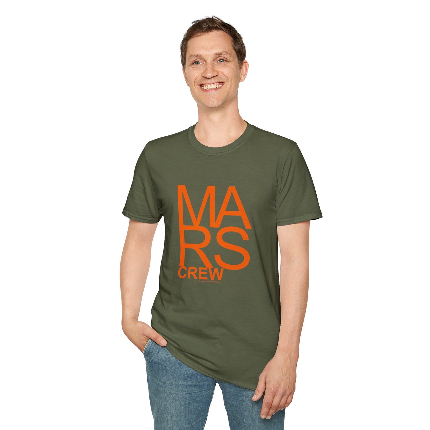 🔴 MARS CREW Unisex Softstyle T-Shirt
