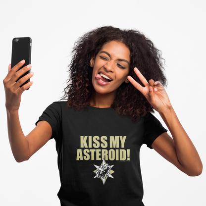 ☄️ KISS MY ASTEROID!! Black Unisex Ultra Cotton Tee