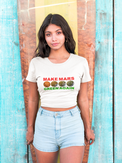 🔴 MAKE MARS GREEN AGAIN Unisex Softstyle T-Shirt