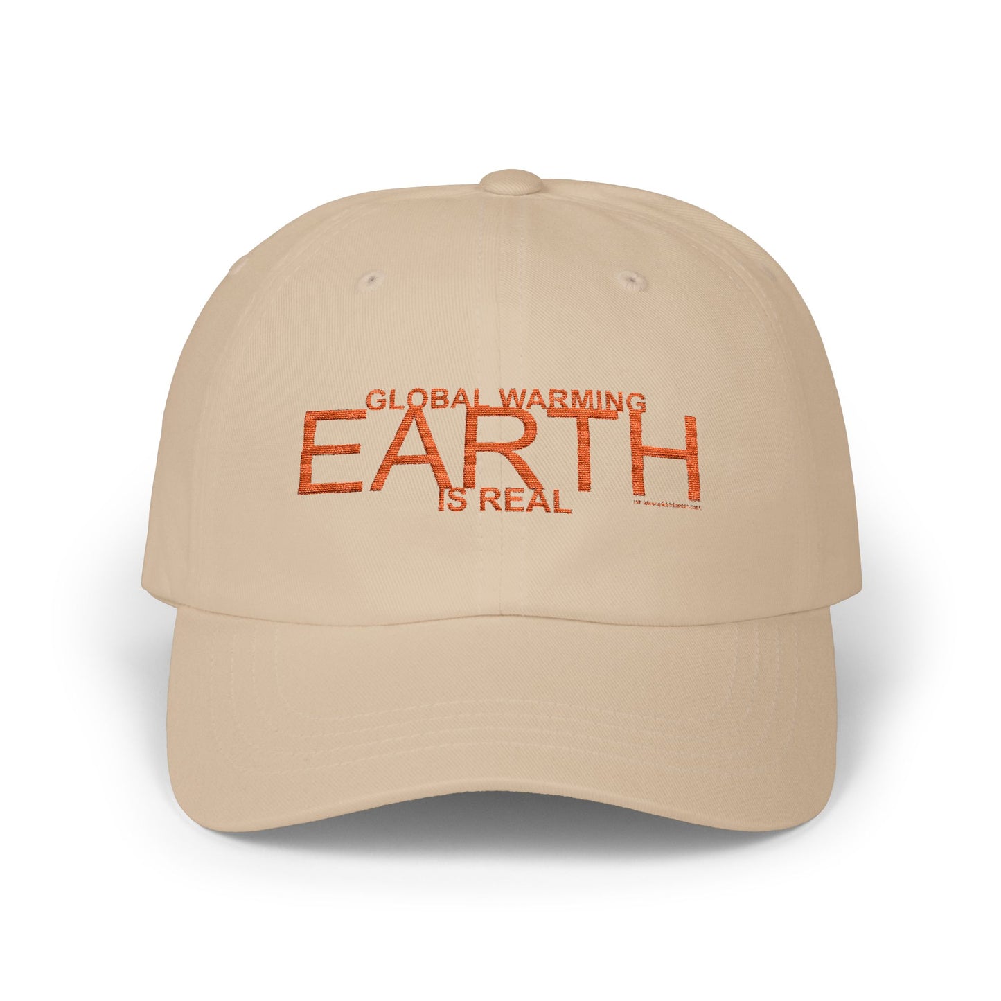 EARTH - GLOBAL WARMING IS REAL Adjustable Cap