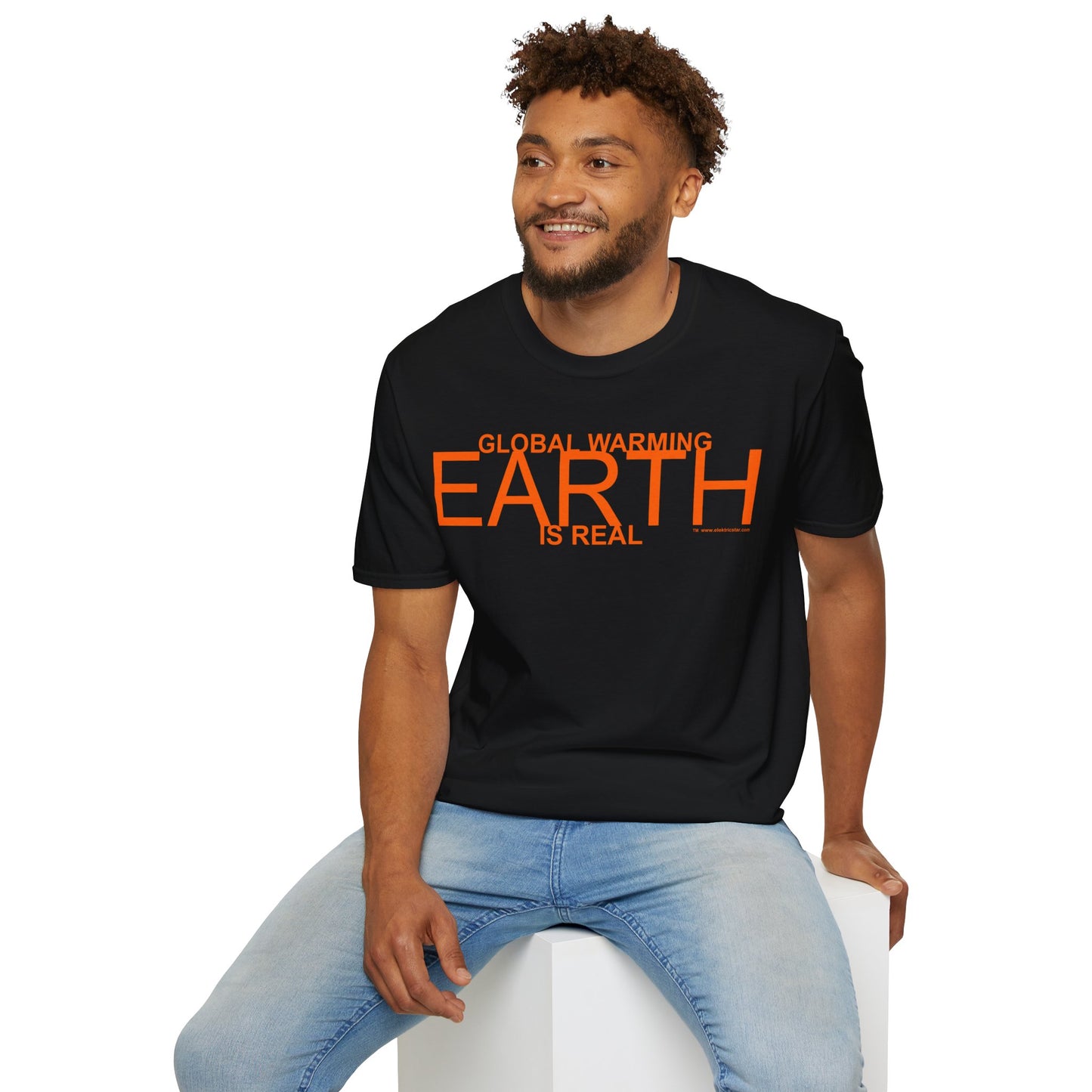 GLOBAL WARMING IS REAL - EARTH Unisex Softstyle T-Shirt