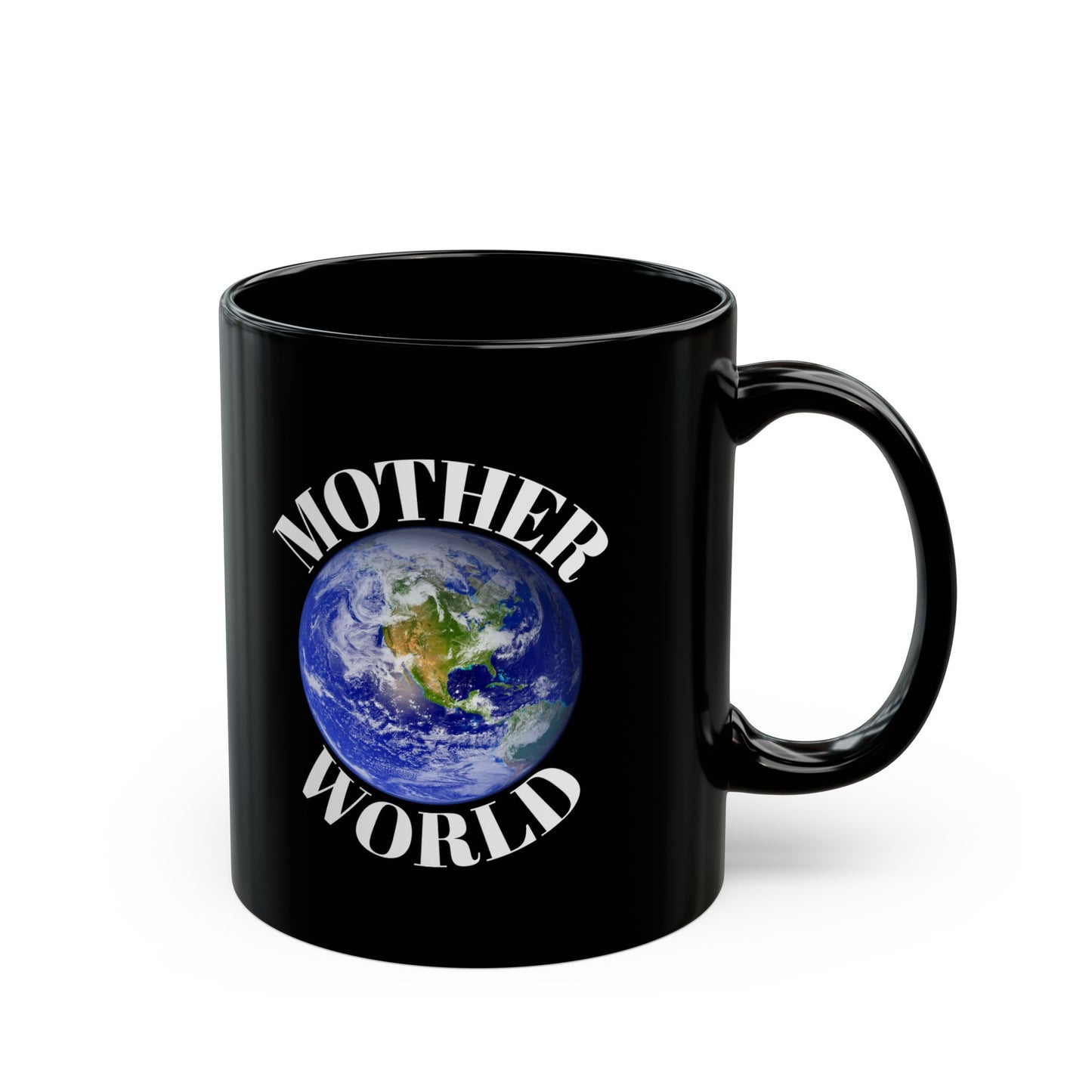 Mother World Earth 11oz Black Mug
