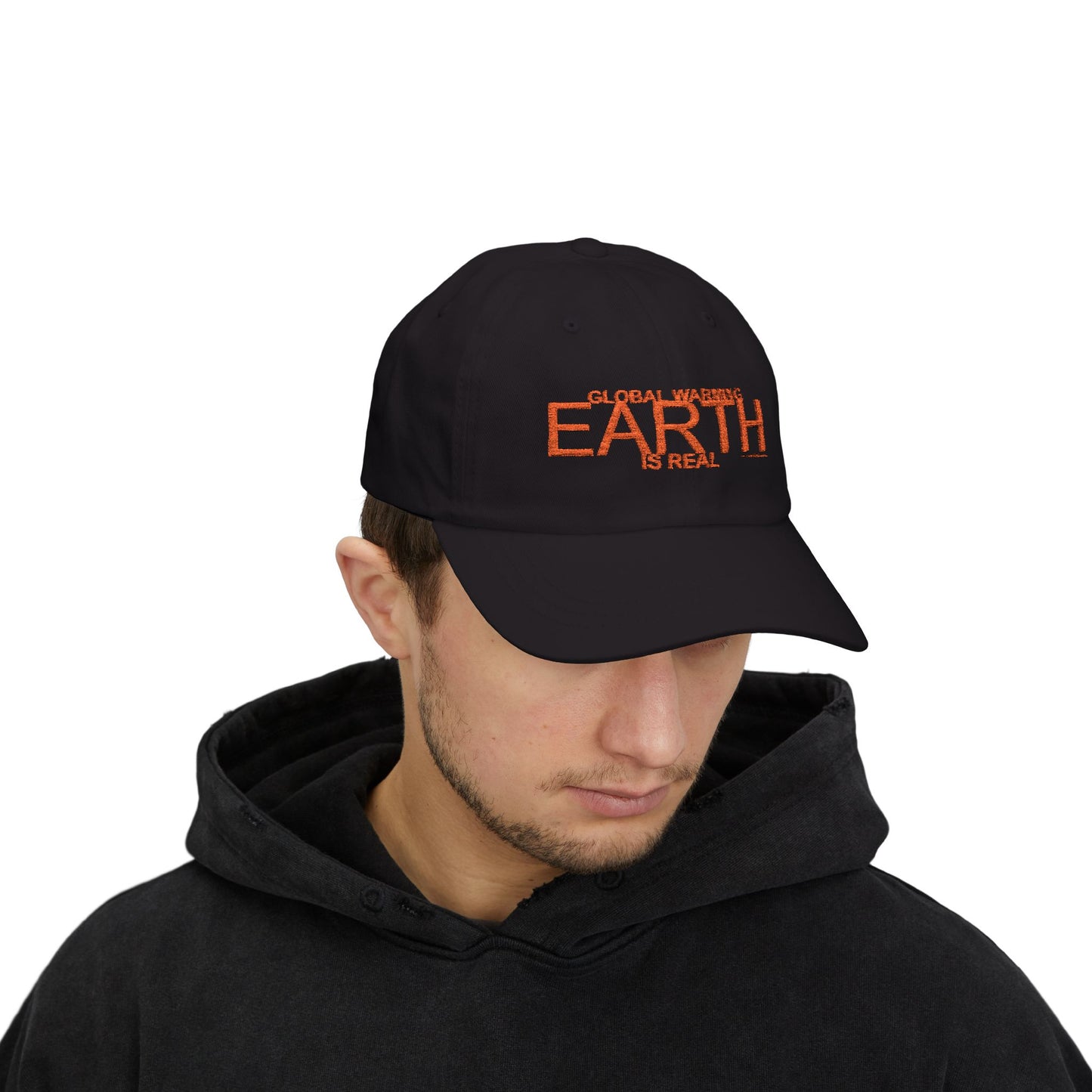 EARTH - GLOBAL WARMING IS REAL Adjustable Cap
