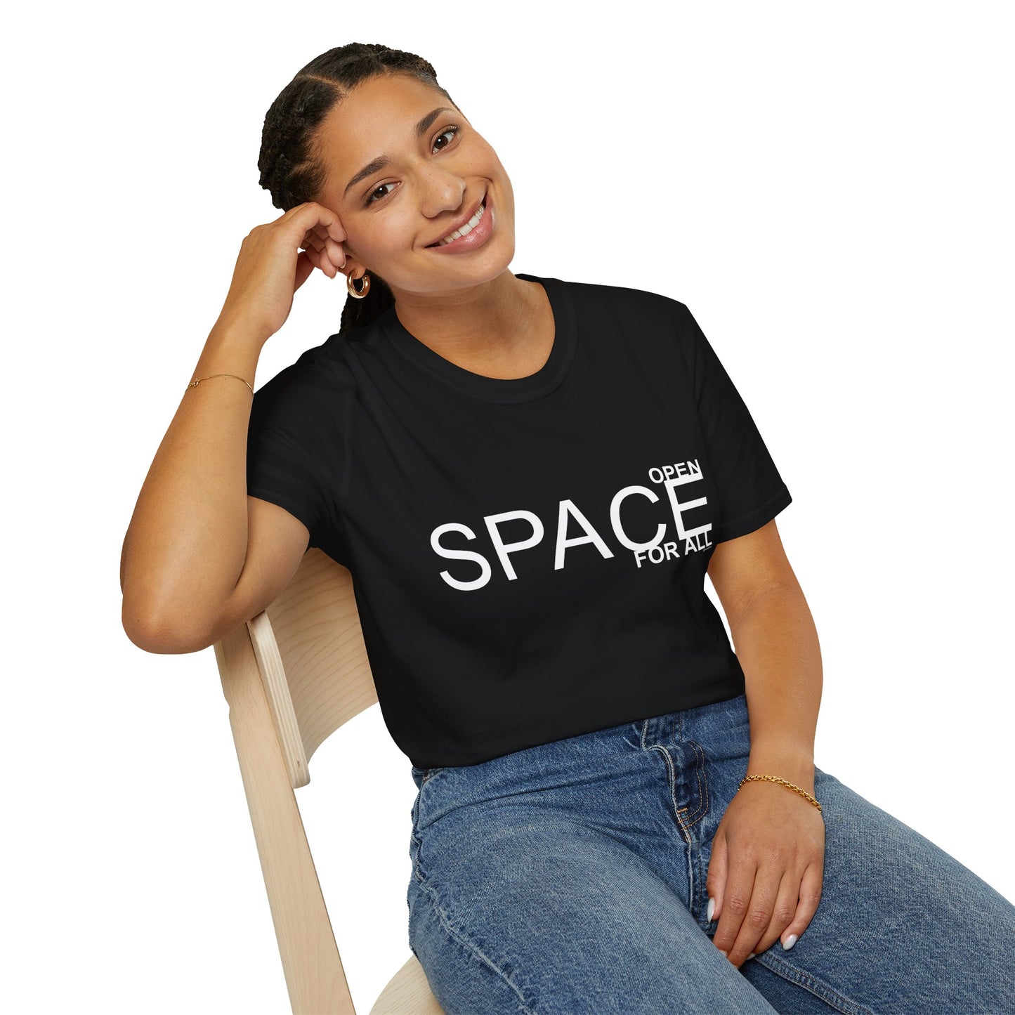 🧑‍🚀 OPEN SPACE FOR ALL Unisex Softstyle T-Shirt
