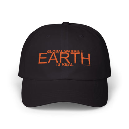 EARTH - GLOBAL WARMING IS REAL Adjustable Cap