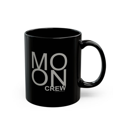 🌘 MOON CREW 11oz Black Mug
