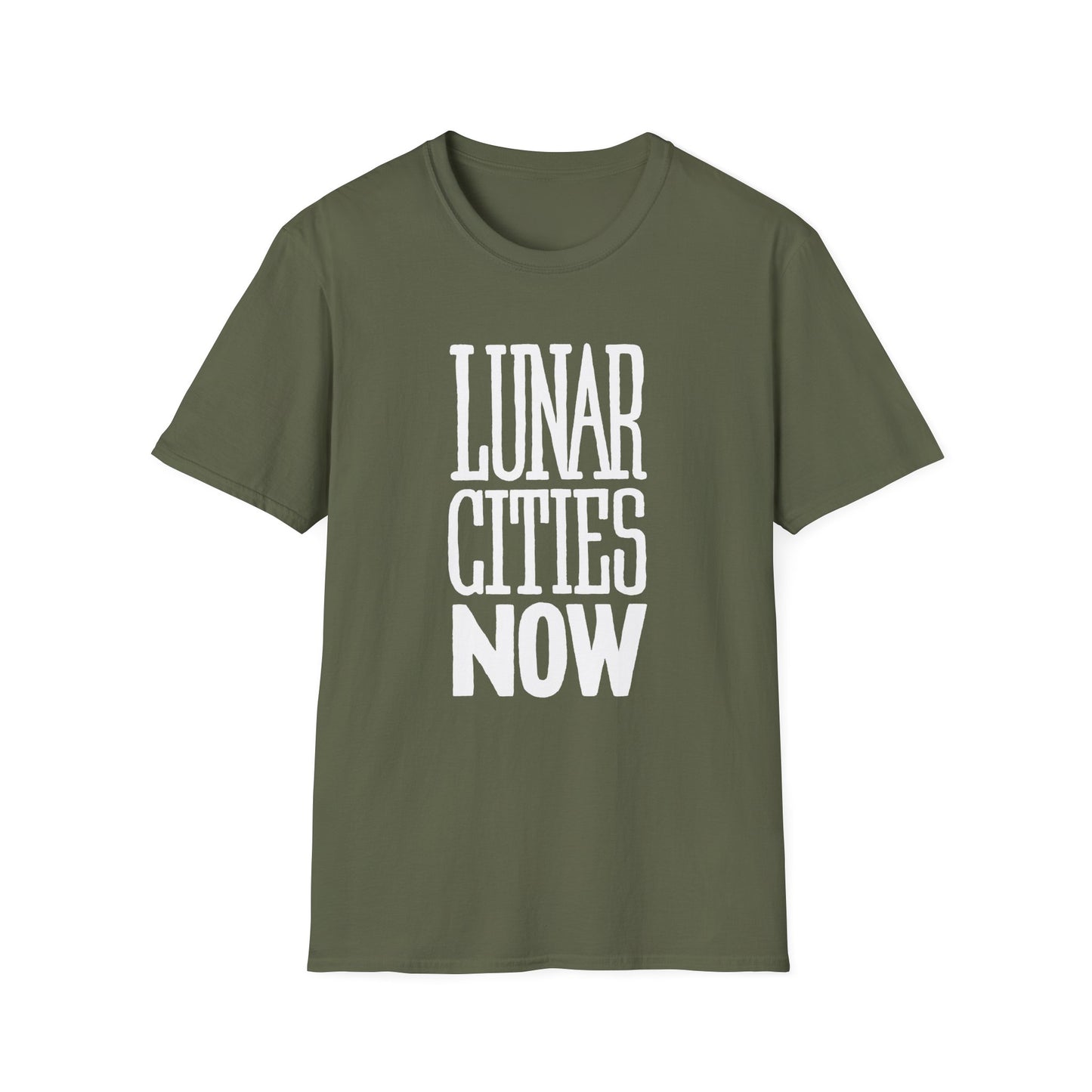 LUNAR CITIES NOW Unisex Softstyle T-Shirt