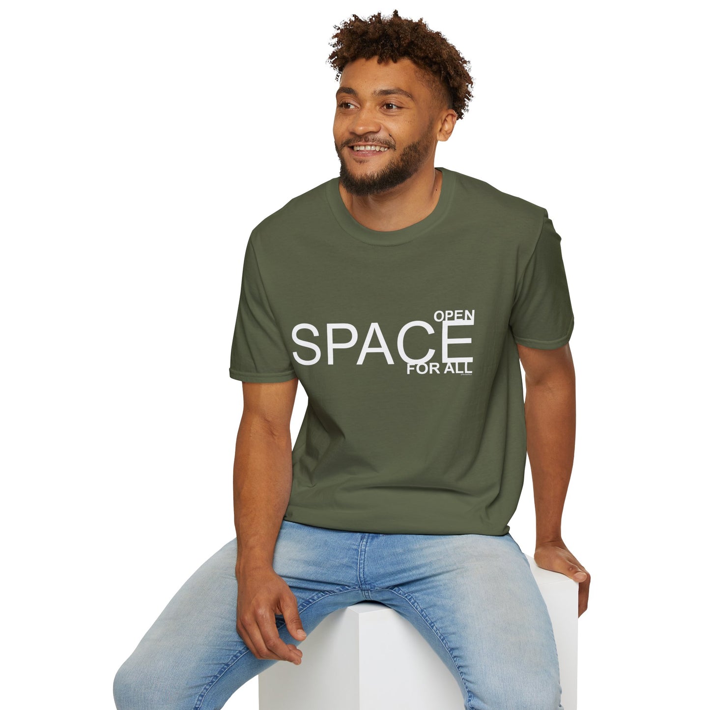 🧑‍🚀 OPEN SPACE FOR ALL Unisex Softstyle T-Shirt